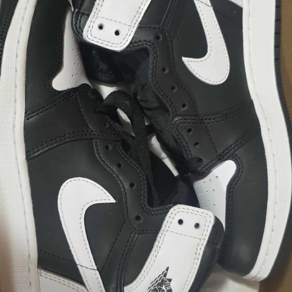 Nike Black and White High-Top Sneakers